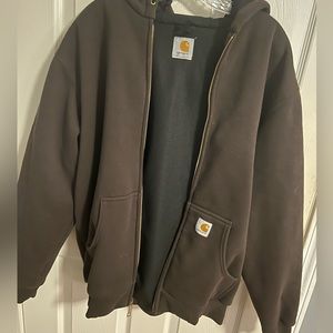 Brown Carhartt Zip-Up Jacket